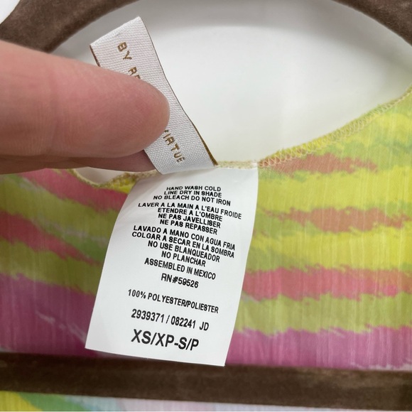Becca By Rebecca Virtue Awaken Sheer Woven Tunic swim Cover-Up Multi Size XS-S - Picture 4 of 7